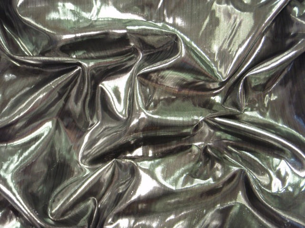 Metallics Shiny Lame Fabric 58-Silver