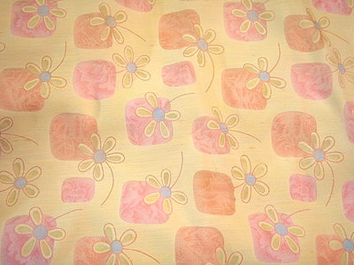 Daisy Floral Printed Voile