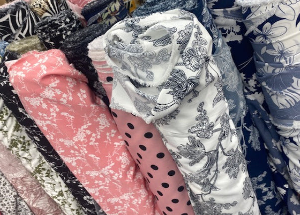 Elevate Your Spring and Summer Sewing with Wide Width Crepe Prints!