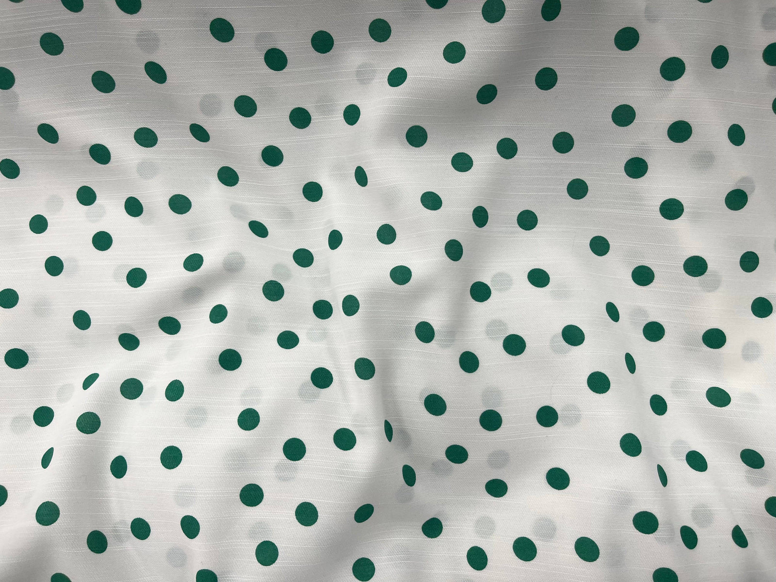 10mm Polka Dots - Printed Crepe Fabric - Cheap Fabrics