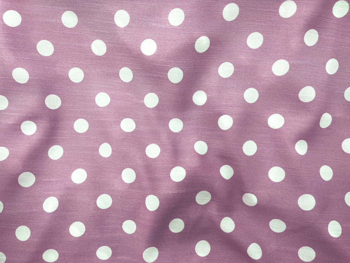15mm Polka Dots - Printed Crepe Fabric
