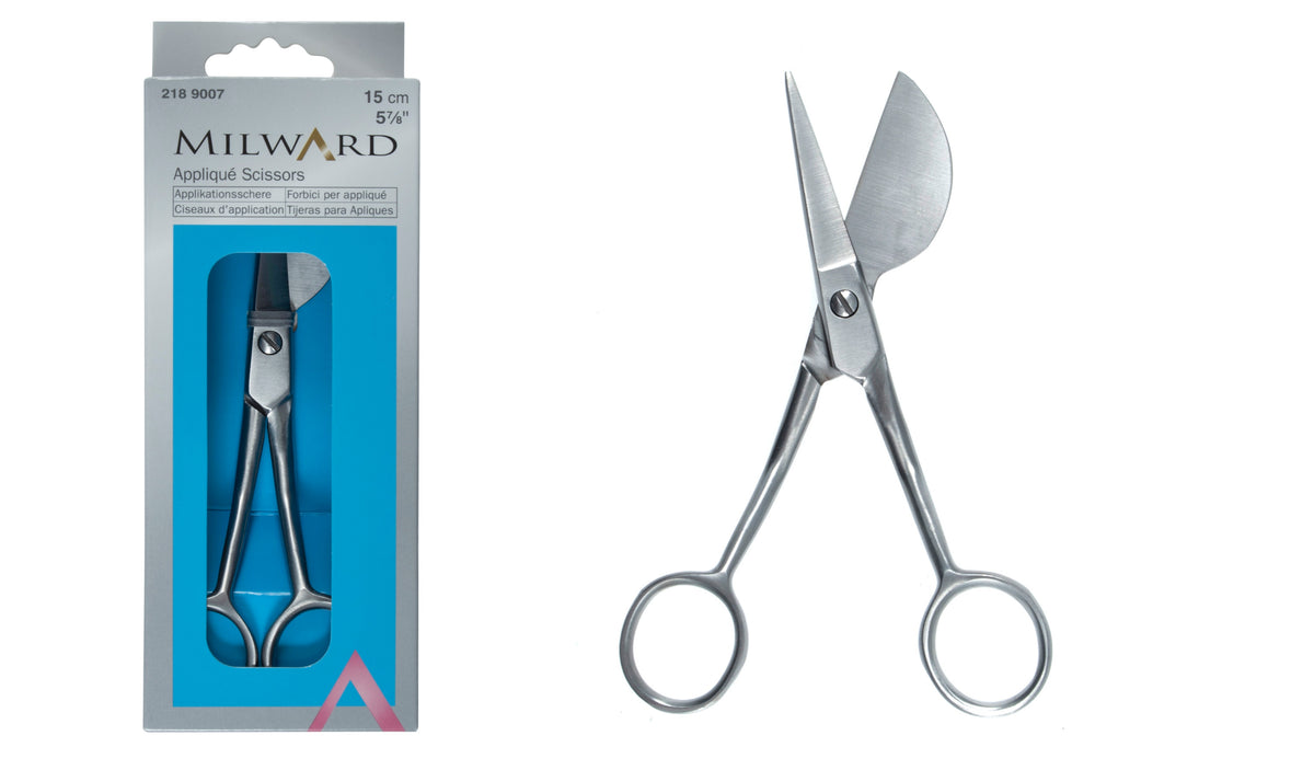 Pro Applique Scissors: 15cm: Full Steel (1 Piece)