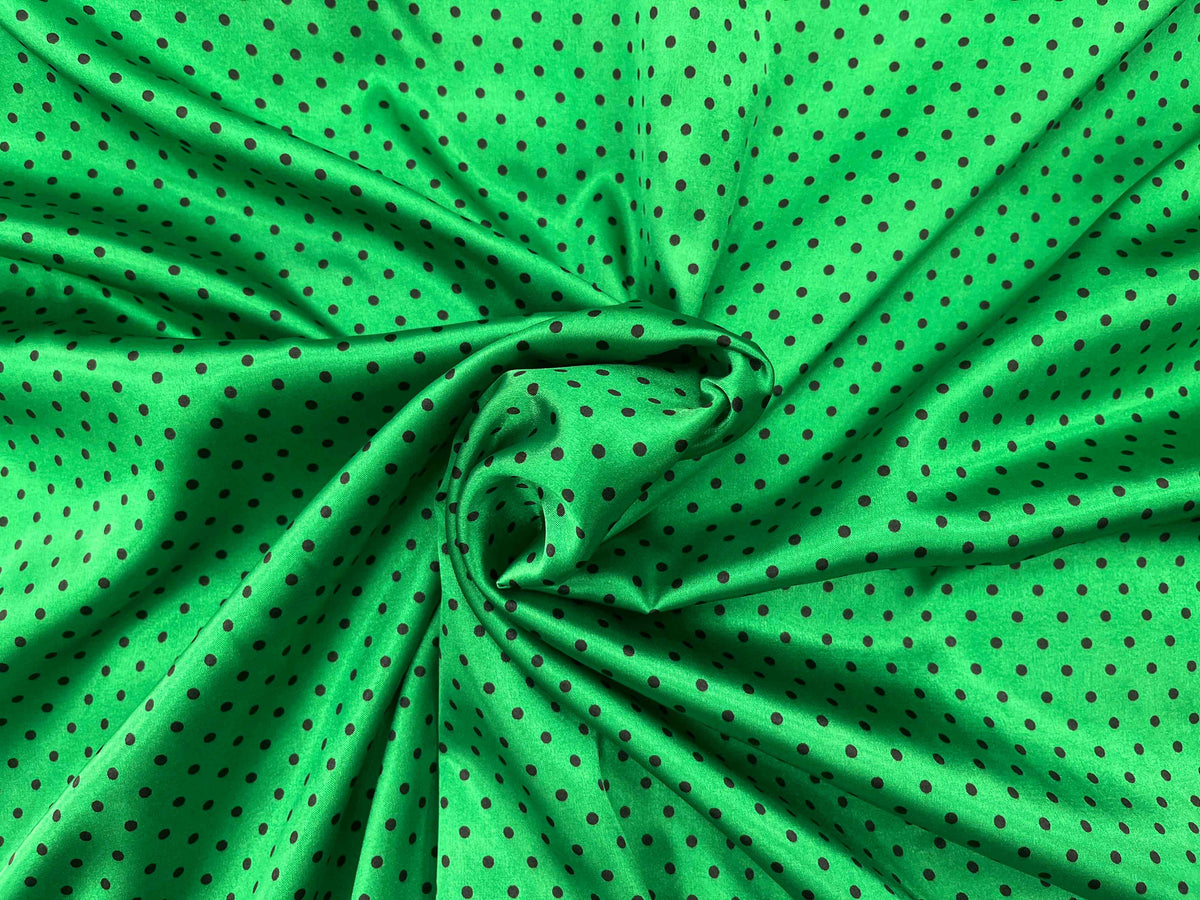 3mm Polka Dot Satin Fabric