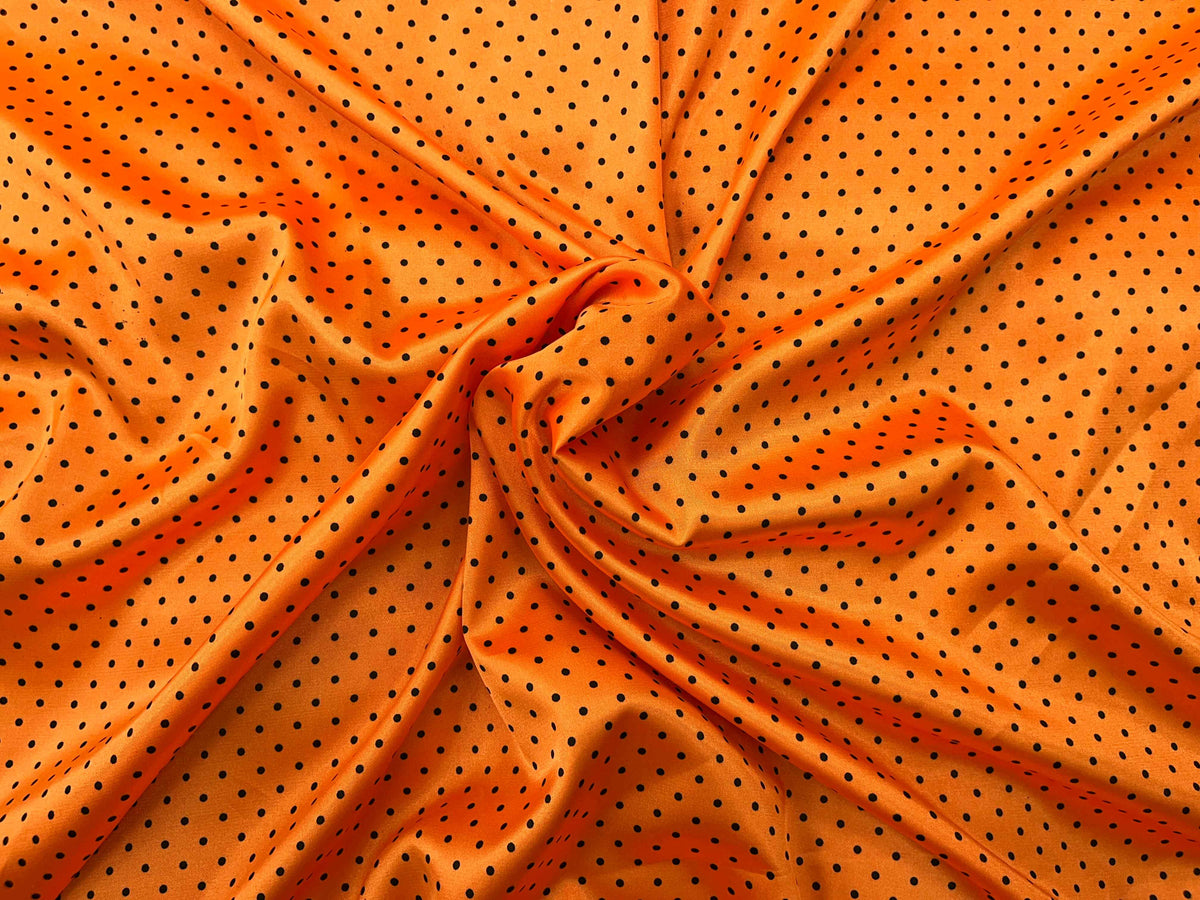 3mm Polka Dot Satin Fabric