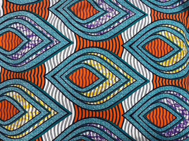 African Cotton Print - African Eye - Cheap Fabrics