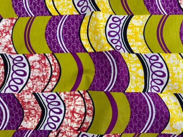 African Cotton Print - Asymmetrical - Cheap Fabrics