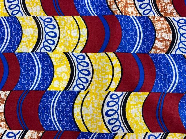 African Cotton Print - Asymmetrical - Cheap Fabrics