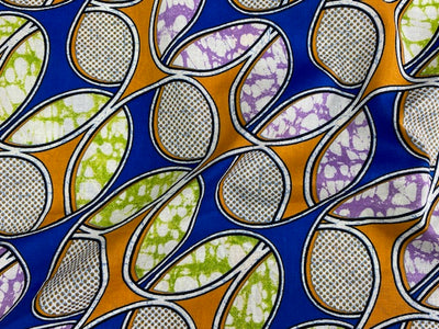 African Cotton Print - Optic