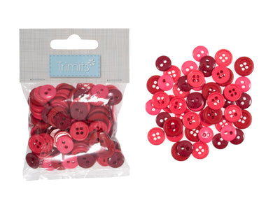 Craft Buttons - Assorted Sizes (Pack of 125)