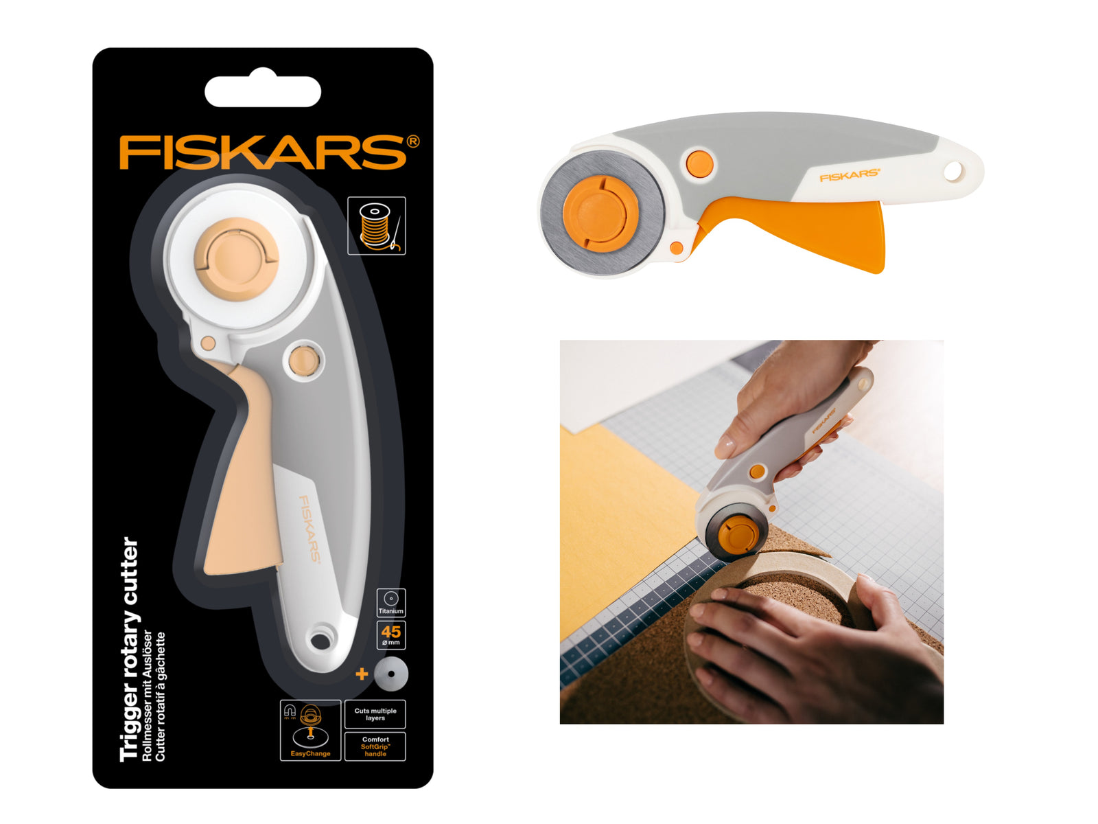 Rotary Cutter Soft-Grip Trigger: 45mm