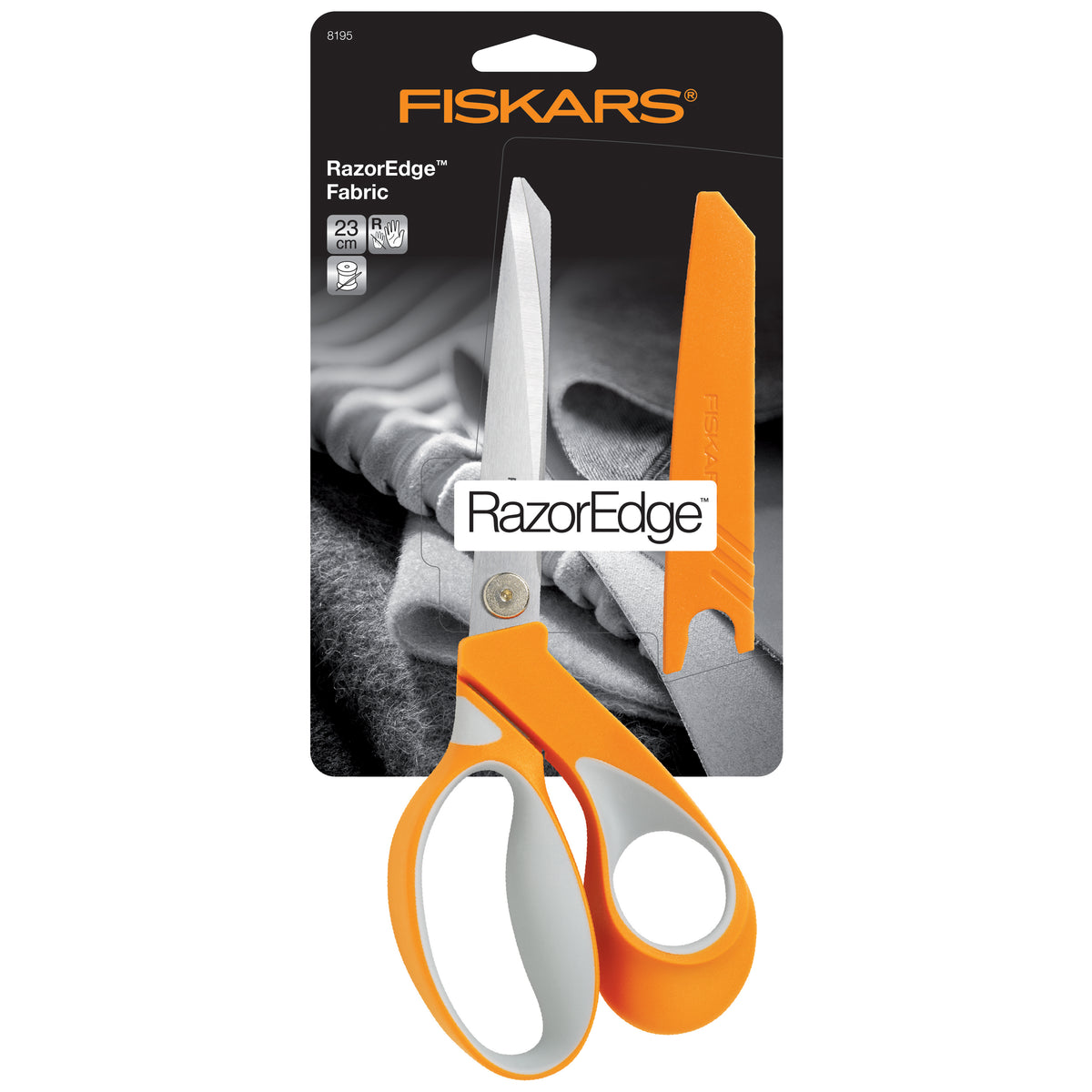 FISKARS Scissors: RazorEdge™: Fabric: Softgrip® - Right Hand Use