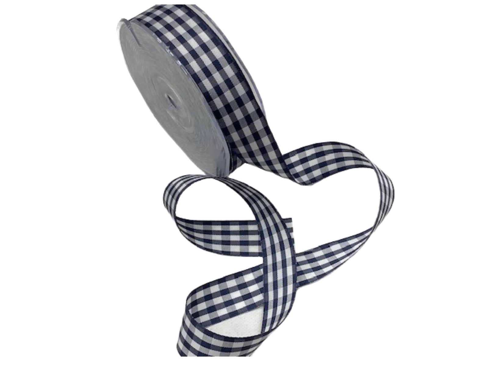 Gingham Ribbon -25mm Width - Cheap Fabrics