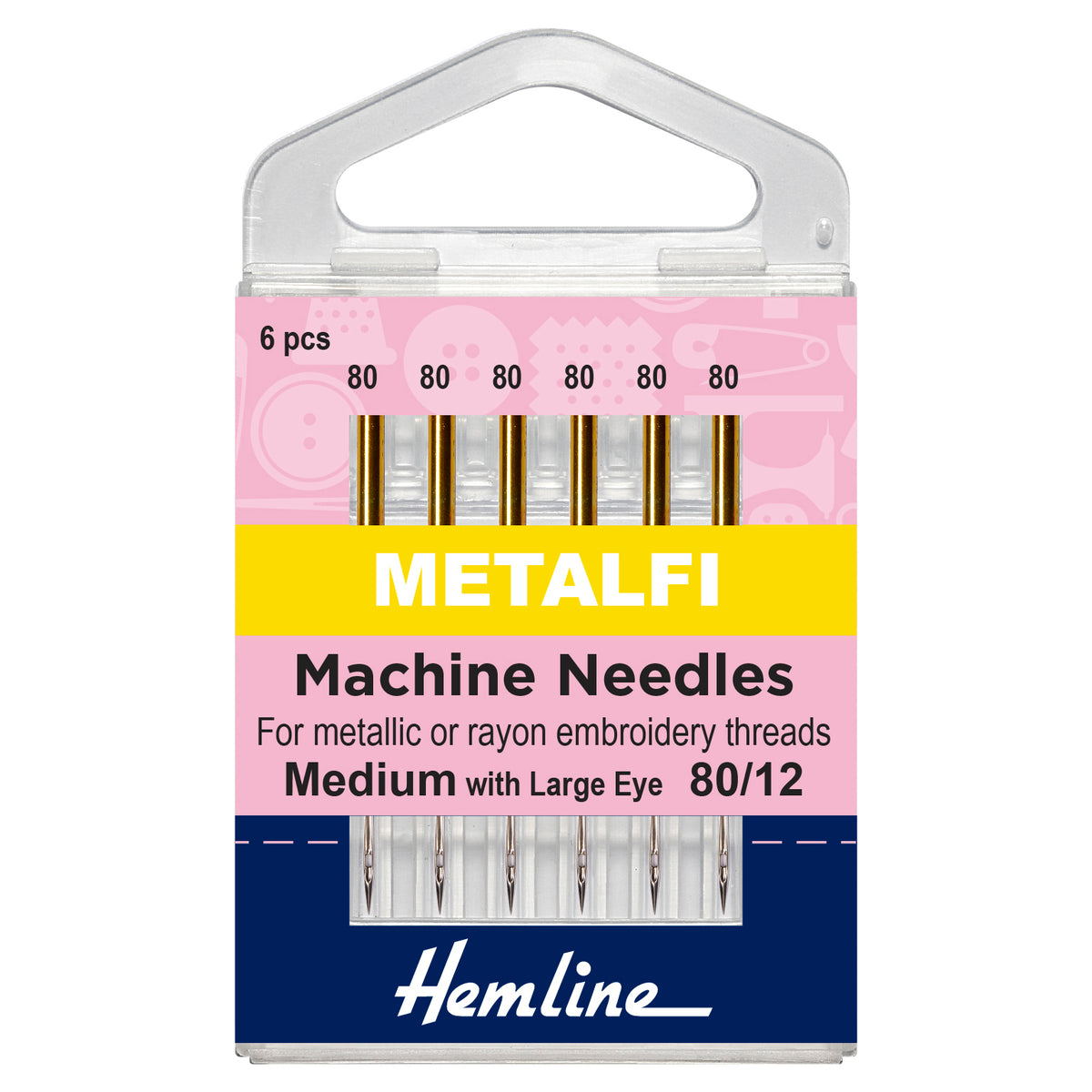 Sewing Machine Needles - METALLIC
