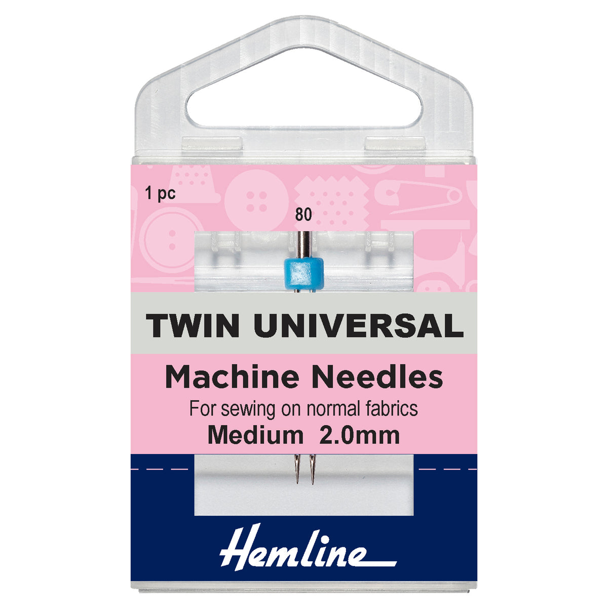 Sewing Machine Needles - TWIN UNIVERSAL
