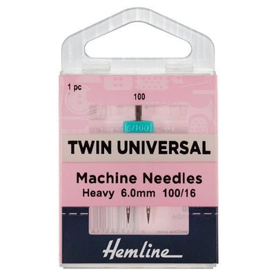 Sewing Machine Needles - TWIN UNIVERSAL