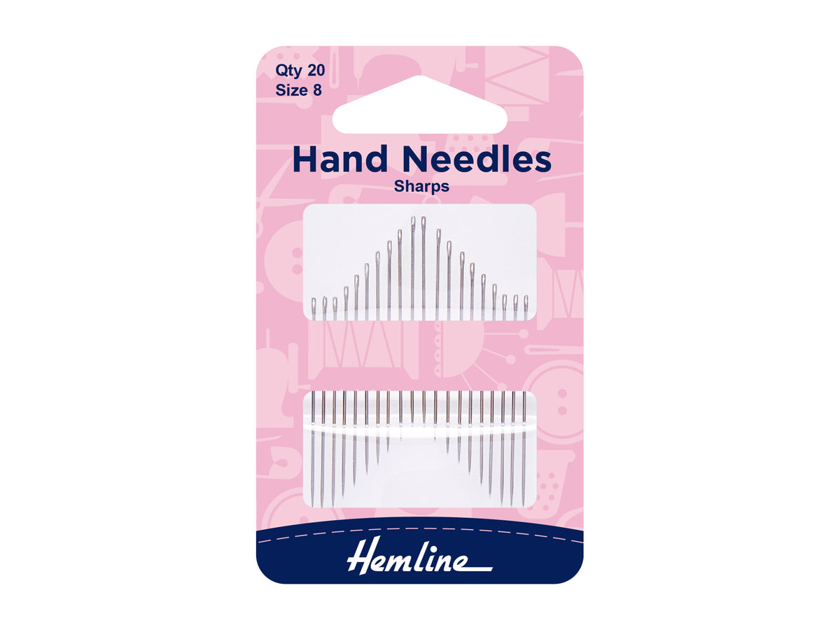 Hand Sewing Needles: Sharps: Size 8 - Cheap Fabrics