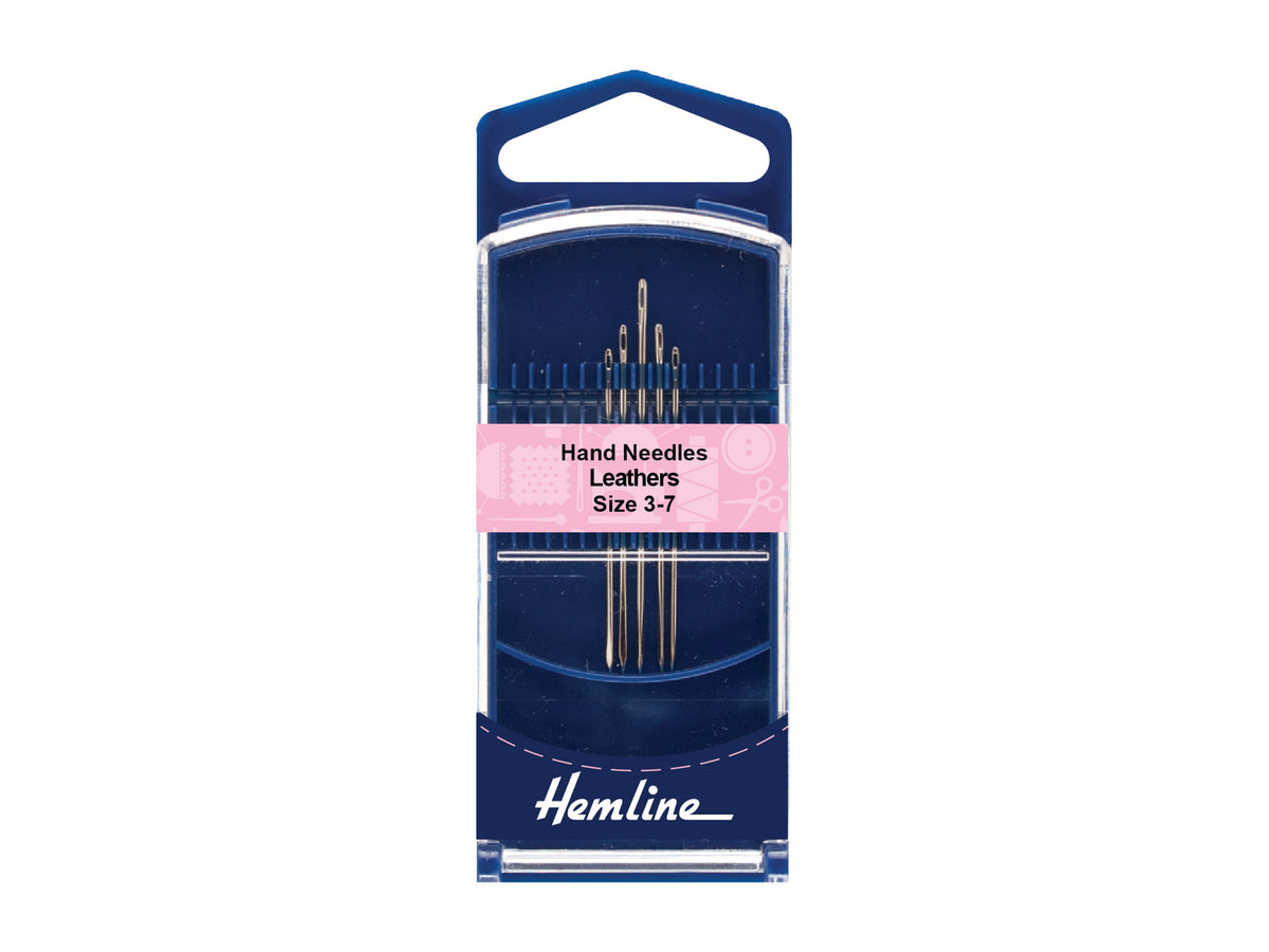 Hand Sewing Needles - Premium: Leather: Gold Eye Size 3-7 - Cheap Fabrics