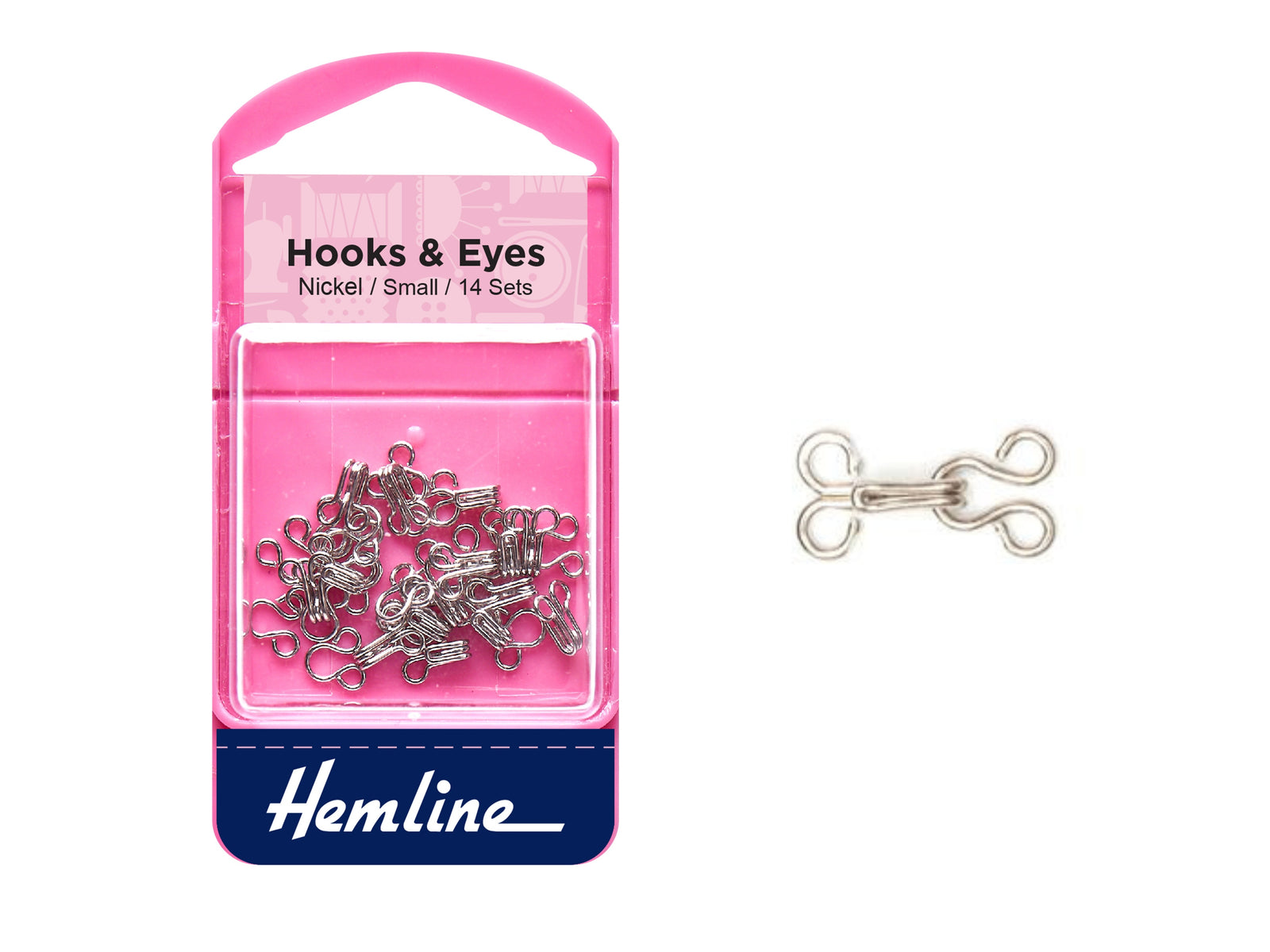 Hooks & Eyes - Nickel - Cheap Fabrics