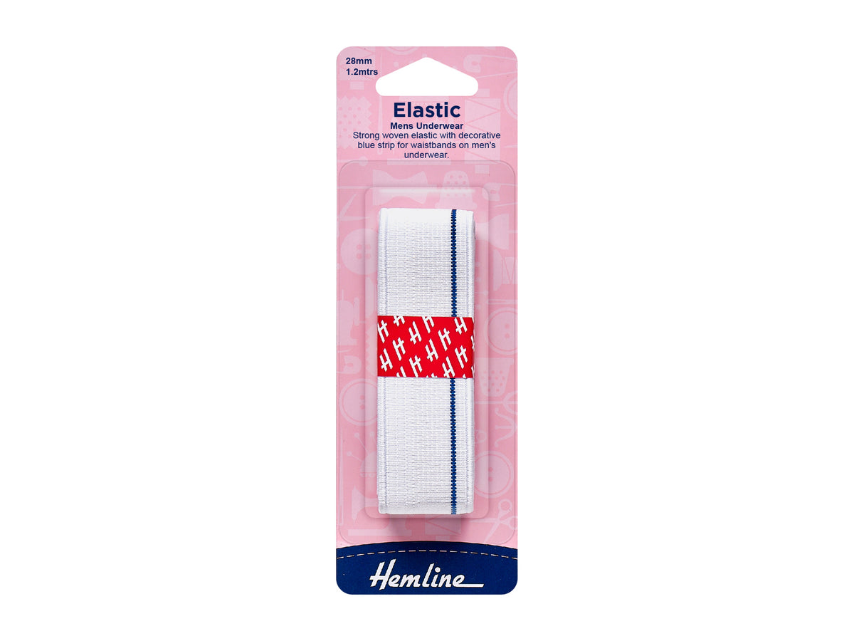 Mens Underwear Elastic: 1.2mtrs x 28mm