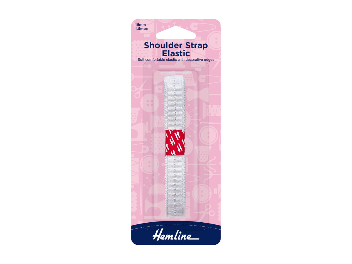 Shoulder Strap Elastic - Black 1.5mtr x 15mm