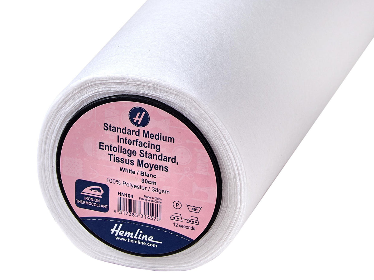 Interfacing - Standard Medium (Iron-On) 90cms Width