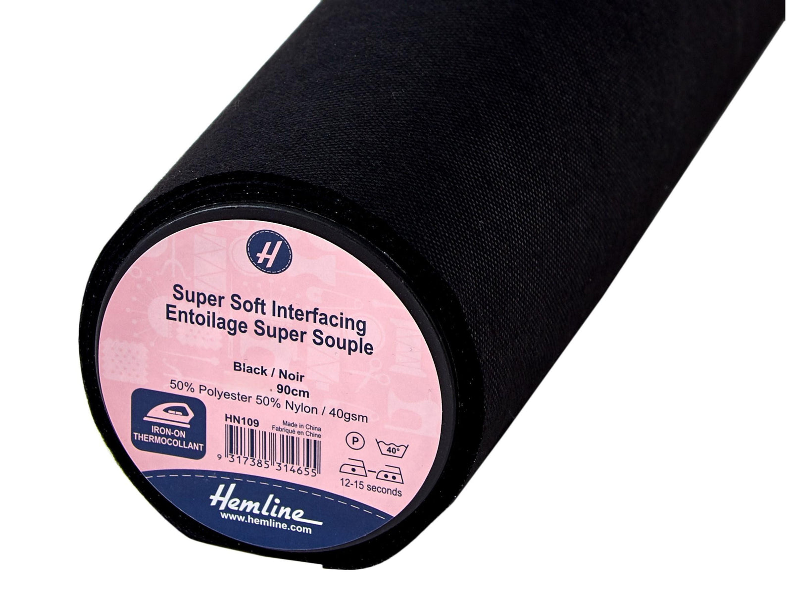 Interfacing - Lightweight Super-Soft (Iron-On) 90cms Width - Cheap Fabrics