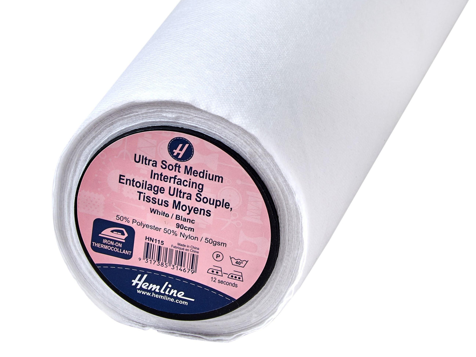 Interfacing - ULTRA-SOFT Medium (Iron-On) 90cms Width - Cheap Fabrics