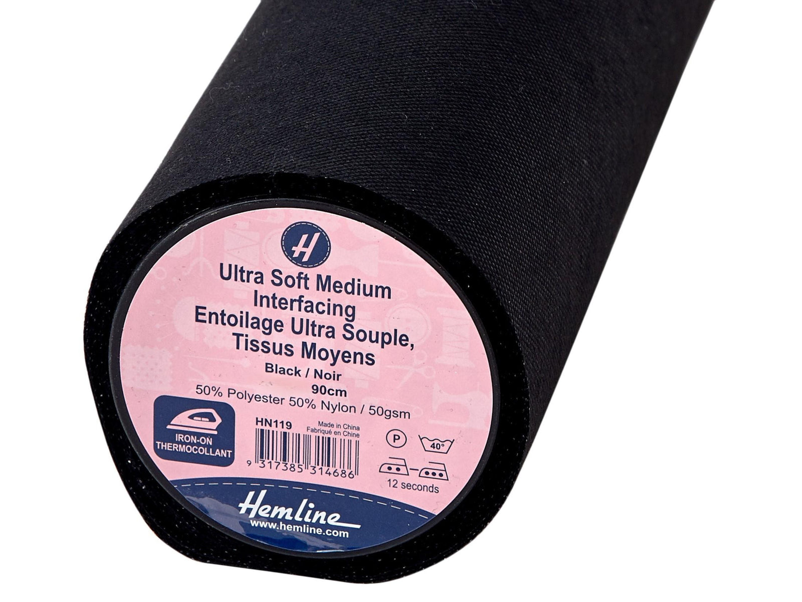 Interfacing - ULTRA-SOFT Medium (Iron-On) 90cms Width - Cheap Fabrics