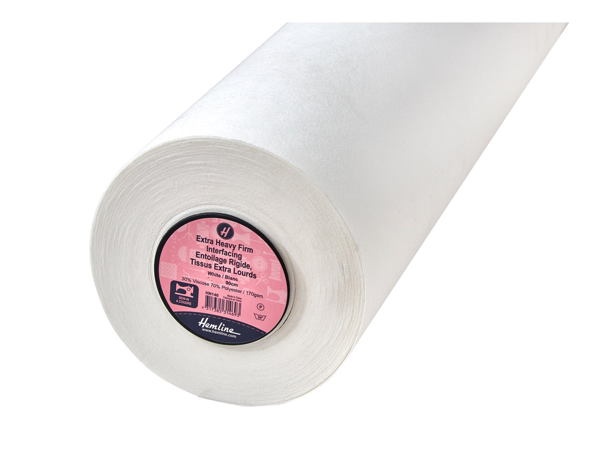 Interfacing - EXTRA-HEAVY Firm (Sew-In) 170GSM - Cheap Fabrics