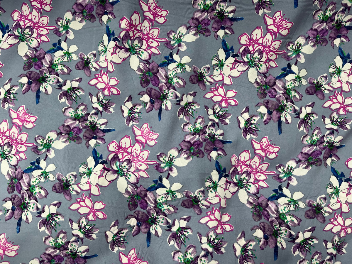 Lilium - Clearance Printed Crepe Fabric - Cheap Fabrics