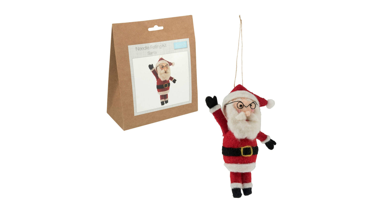 Needle Felting Kit - SANTA - Cheap Fabrics