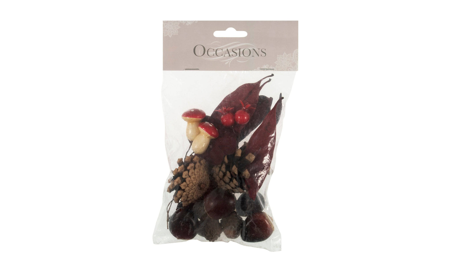 Toadstool Christmas Mix Bag: 50g - Cheap Fabrics