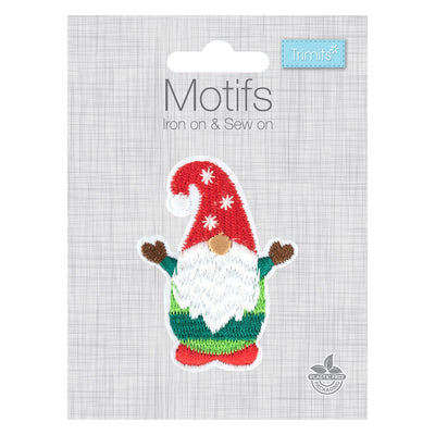 Christmas Motifs - Iron -On & Sew-On Patch GONK