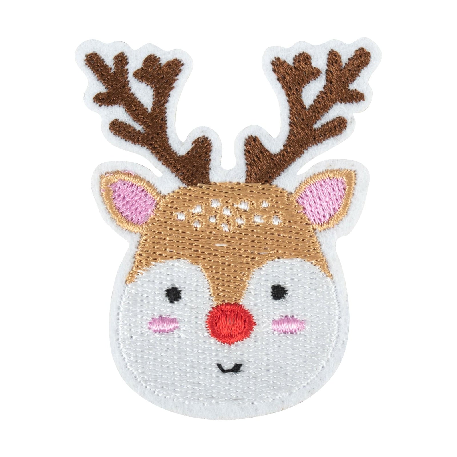 Christmas Motifs - Iron -On & Sew-On Patch REINDEER - Cheap Fabrics