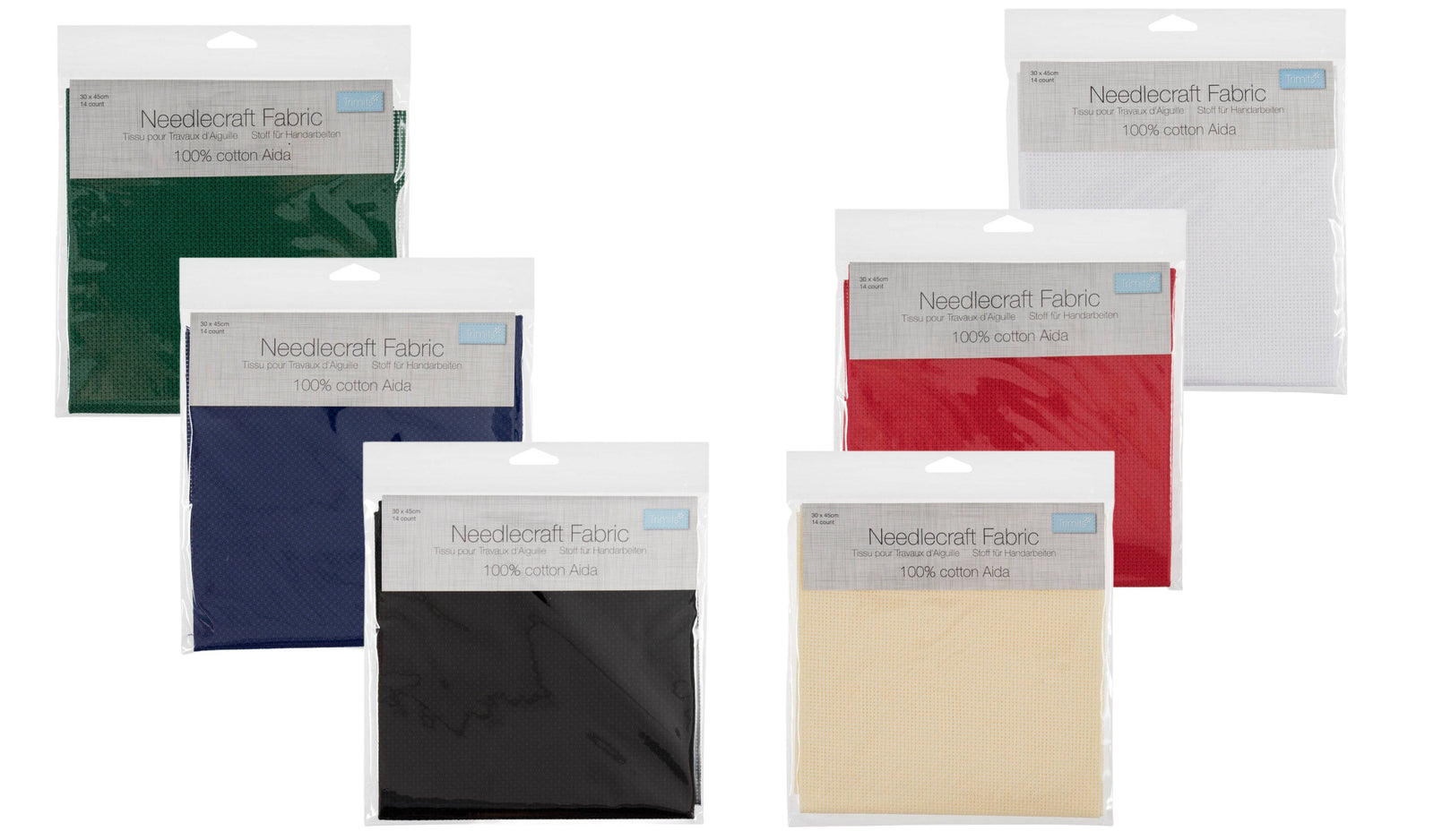 Needlecraft Fabric: Aida: 14 Count: 45 x 30cm - Cheap Fabrics