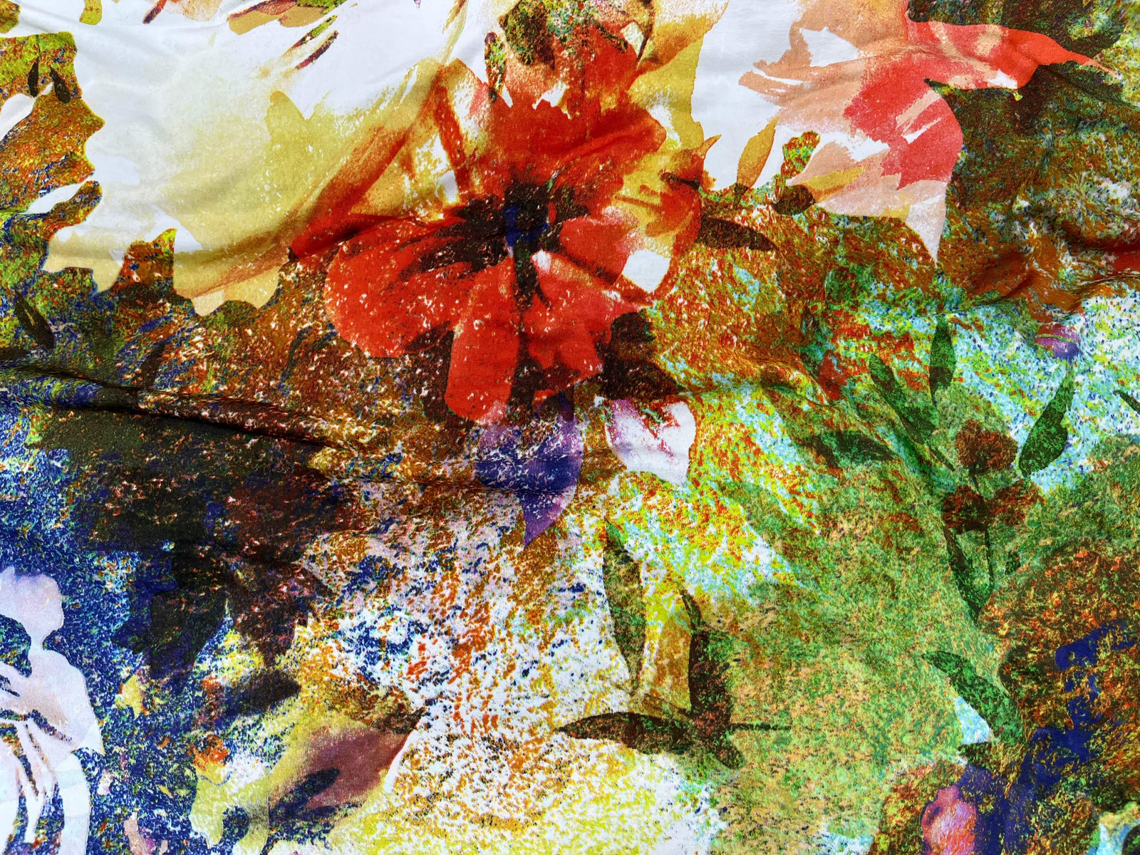 Abstract Art  - Lightweight Printed Jersey - Cheap Fabrics