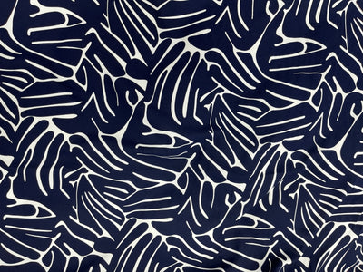 Abstract Moments - Printed Moss Crepe