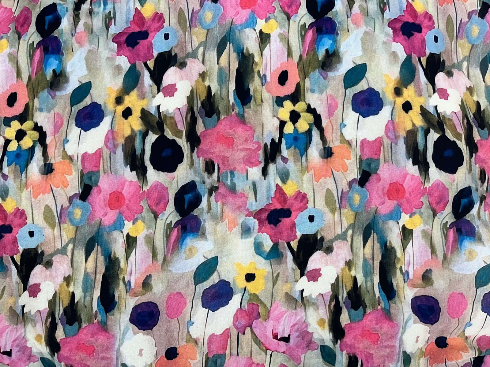 Adorable Daisy - Super Deluxe Satin - Cheap Fabrics