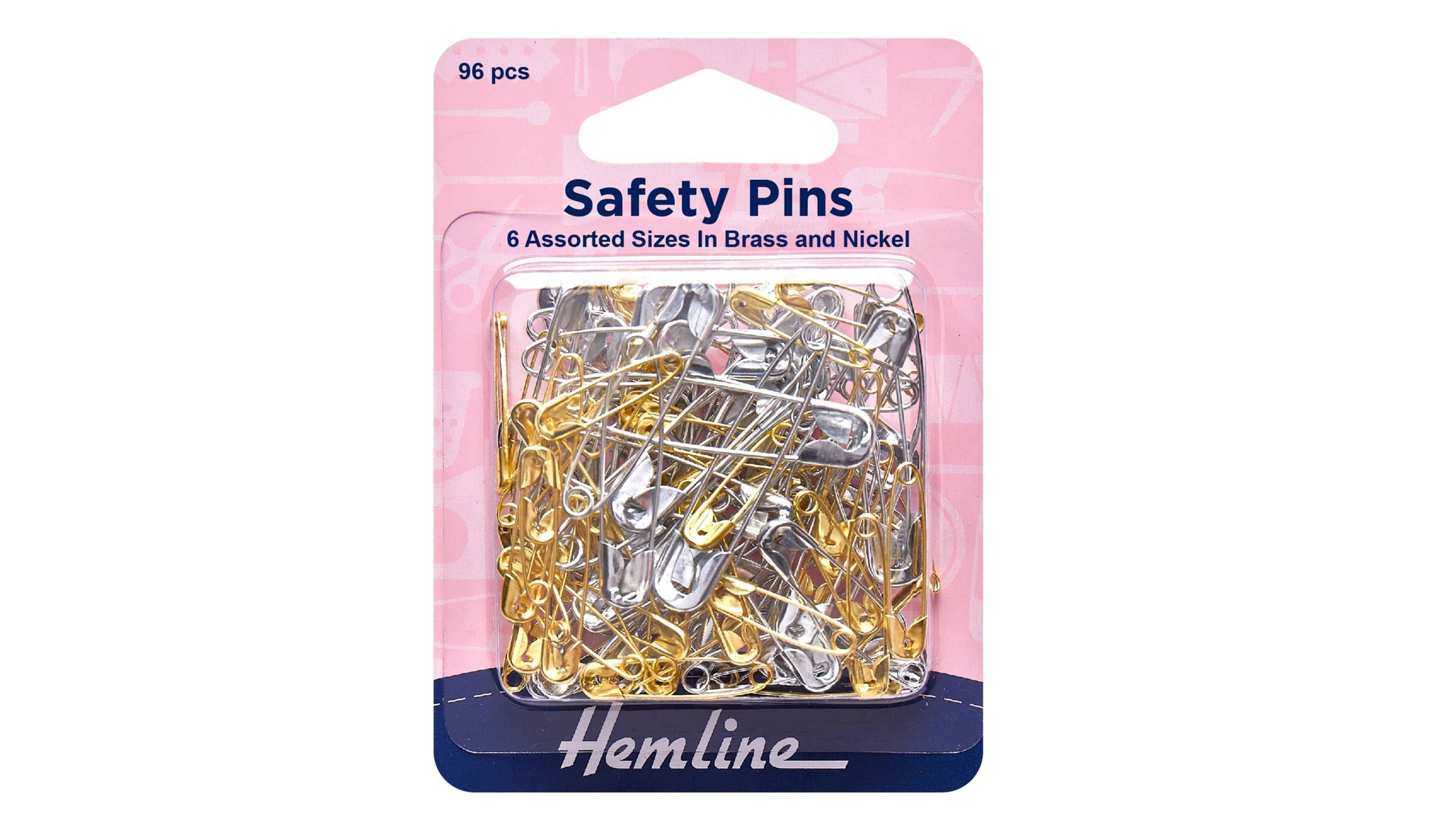 Assorted Pins Assorted Safety Pins (96pcs) | Cheap Fabrics