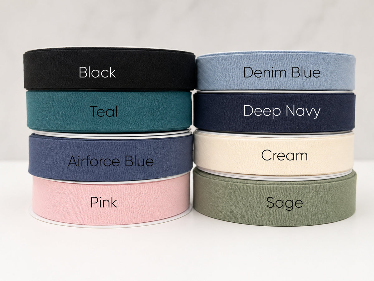 Trim: Bias Binding: Cotton: Double Gauze 27mm