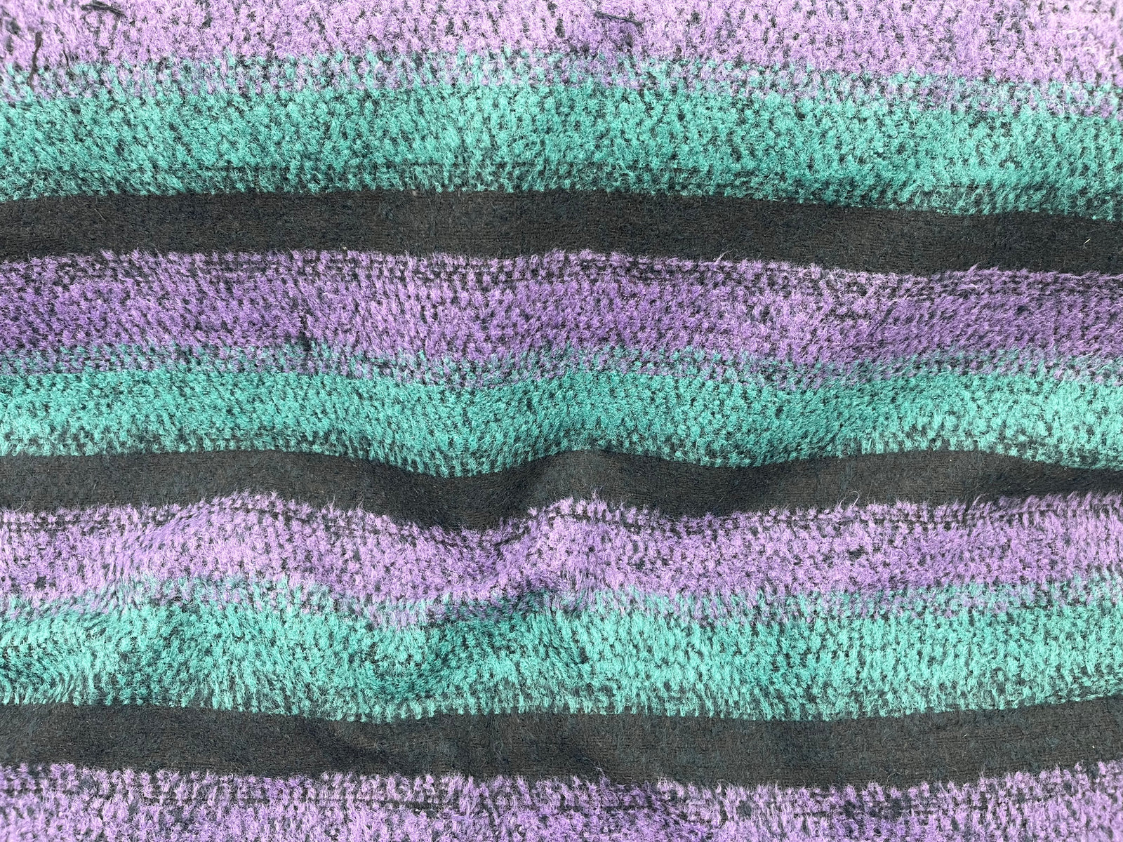Boucle Fabric - Purple Jade Stripe - Cheap Fabrics