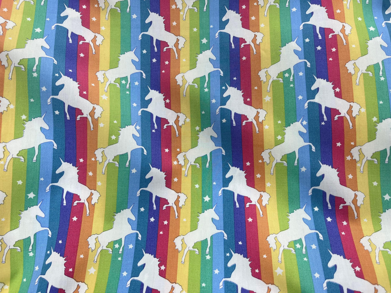 Bright Unicorn - Cotton Poplin Patchwork - Cheap Fabrics