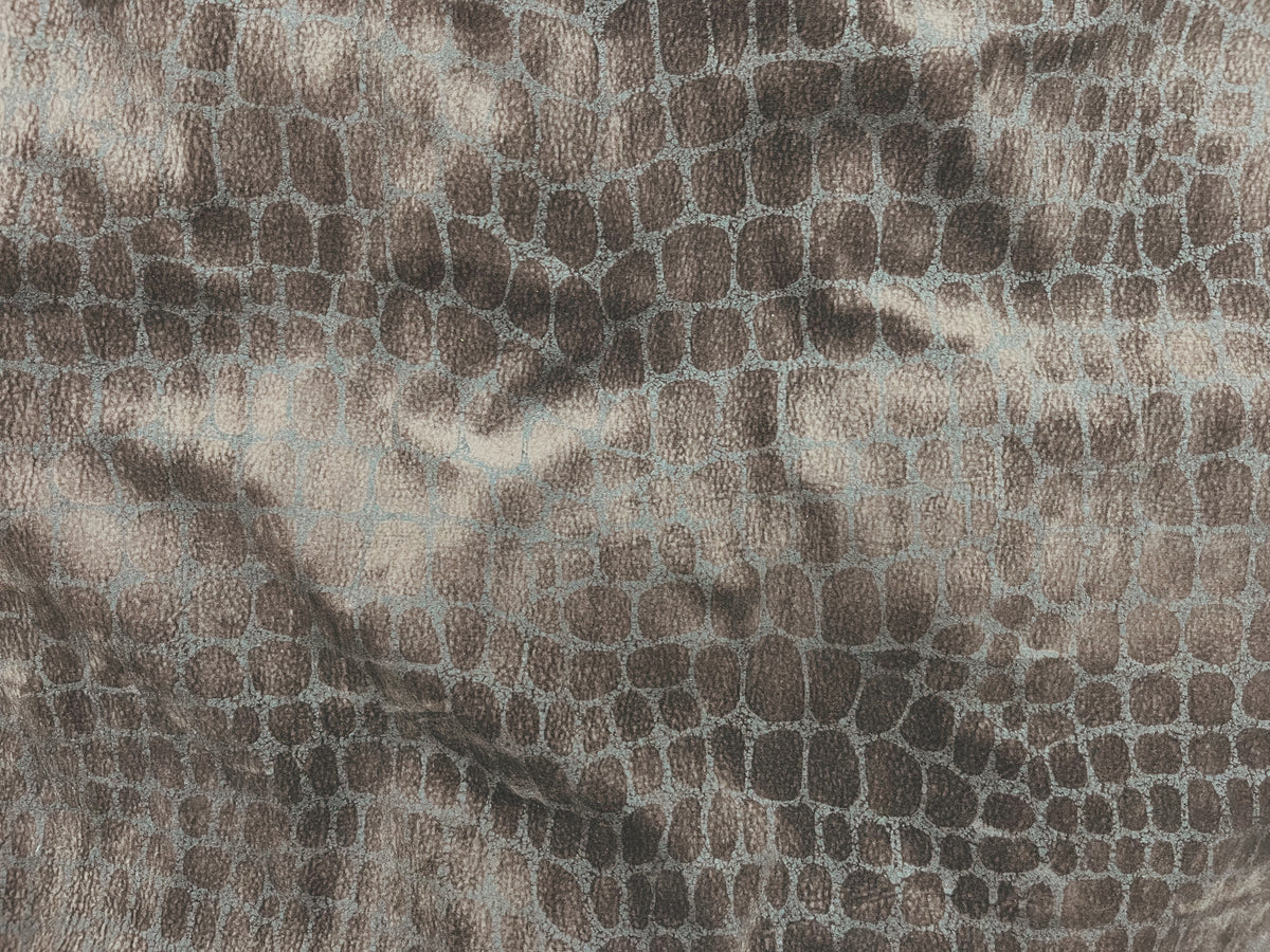 Brushed Suedette Fabric - Reptile