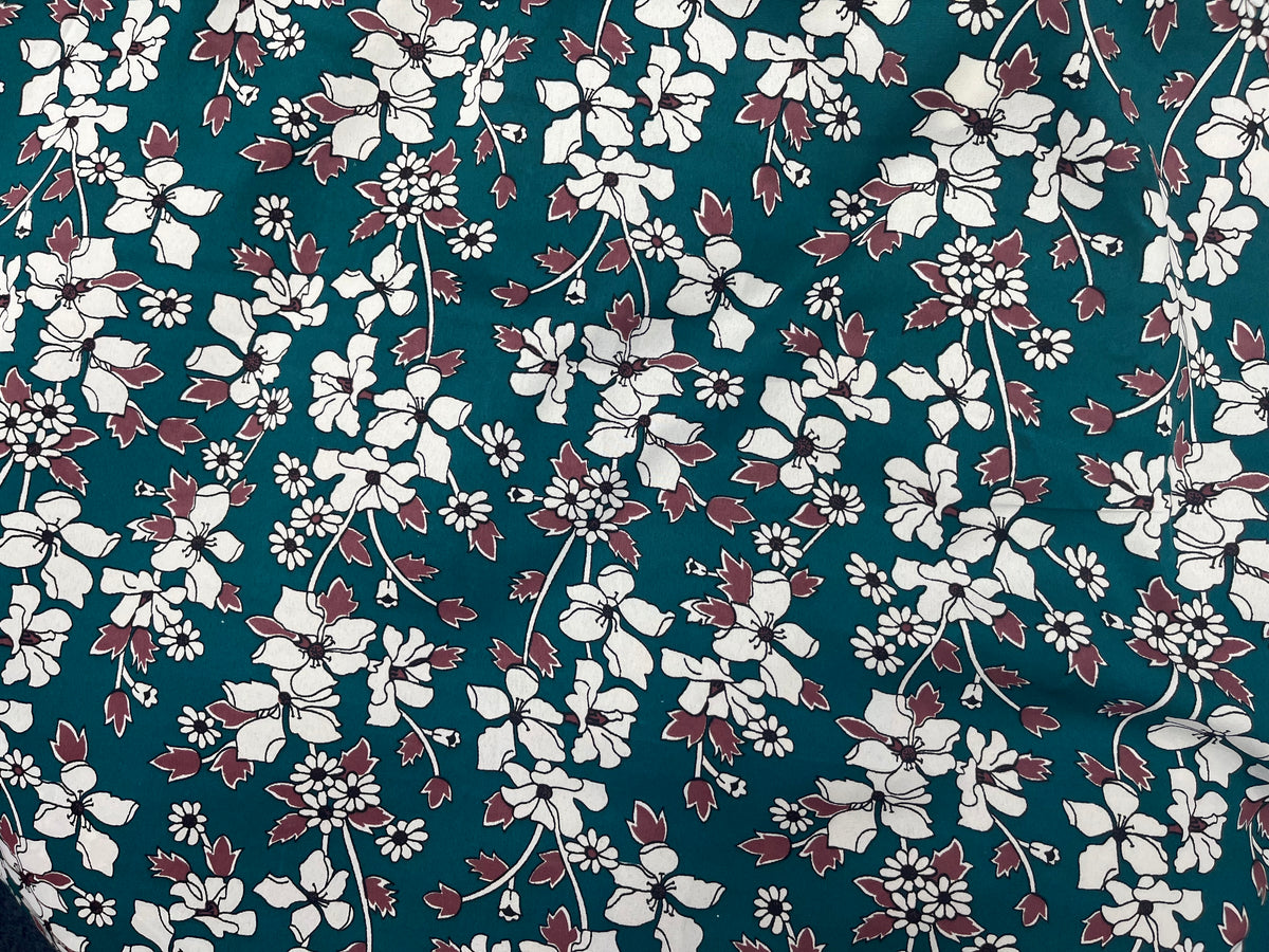 Cassia - Clearance Printed Crepe Fabric - Cheap Fabrics