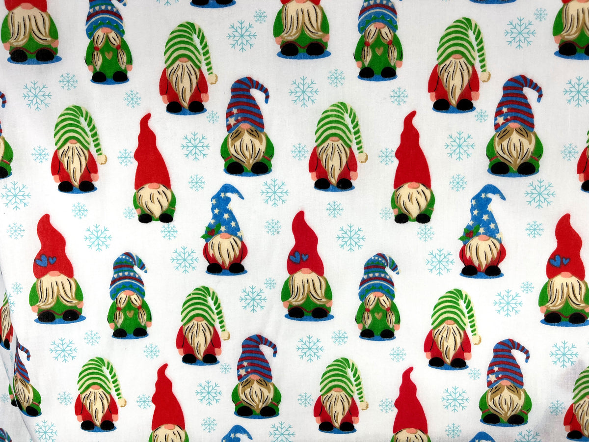 Christmas Dwarf 2 - Poly/Cotton Print Fabric