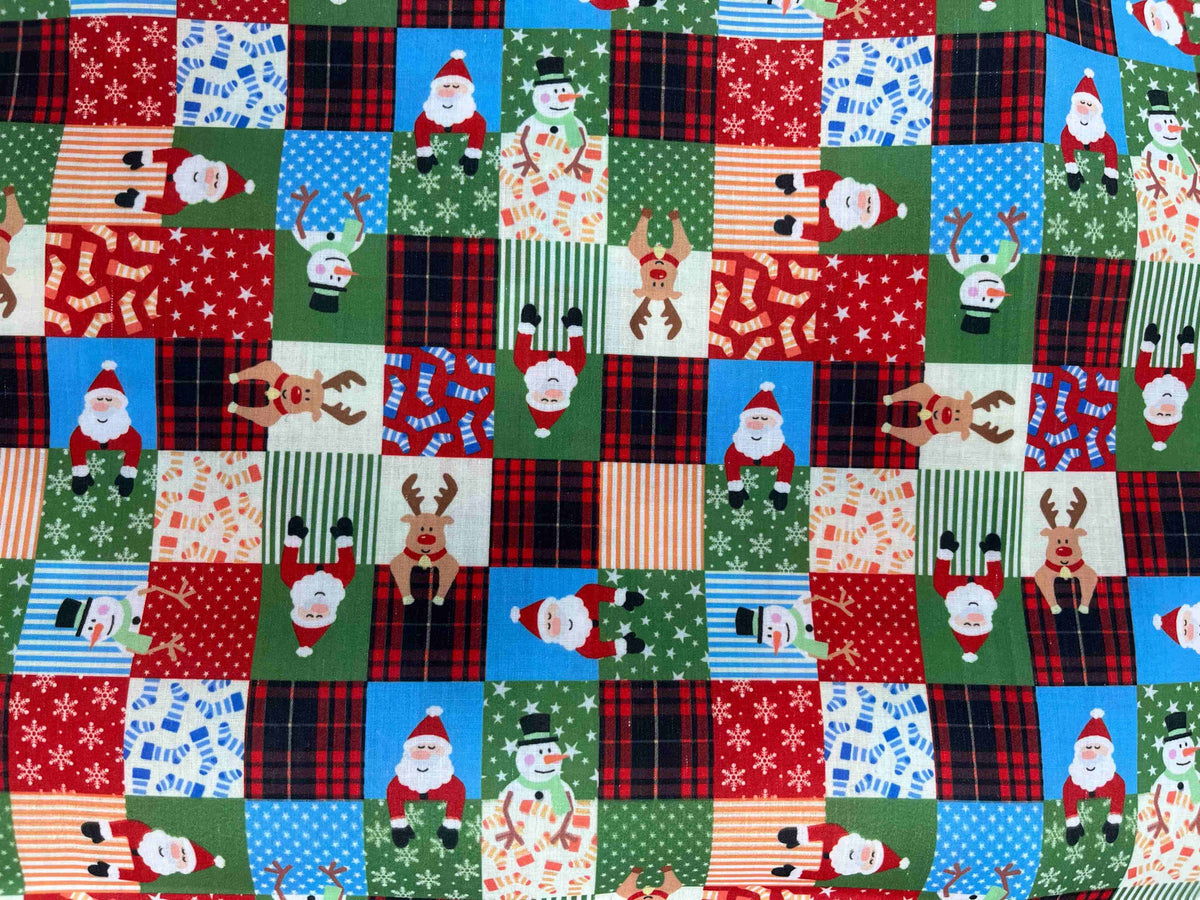 Patchwork - Poly/Cotton Printed Fabric - Cheap Fabrics