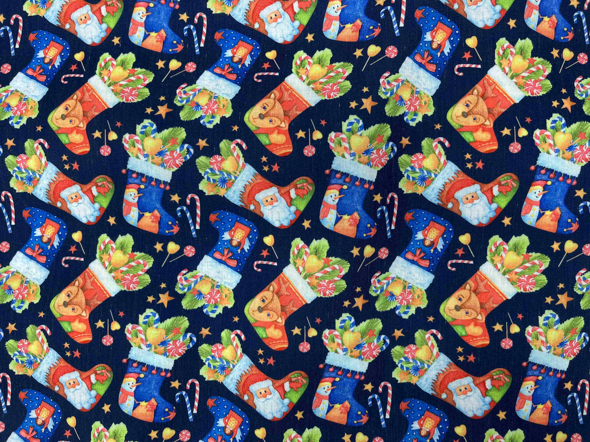 Stockings - Poly/Cotton Printed Fabric - Cheap Fabrics