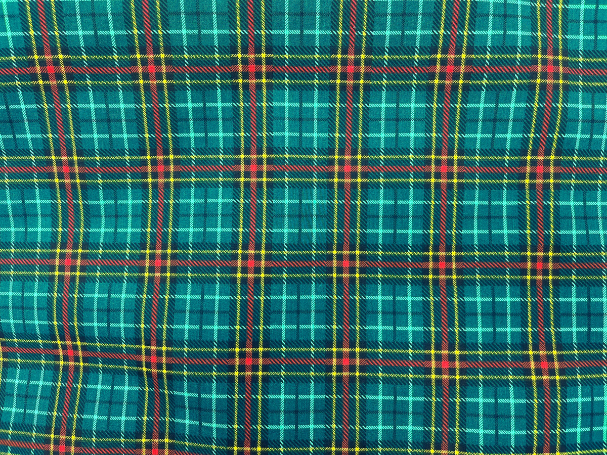 Christmas Tartan - Poly/Cotton Print