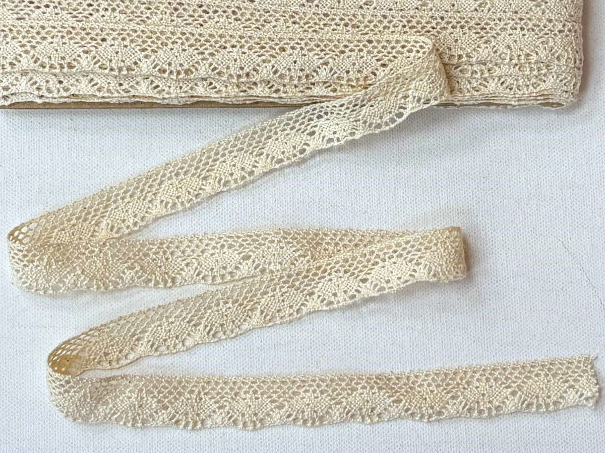 Cotton Lace Trim - Design 8 - 20mm - Cheap Fabrics
