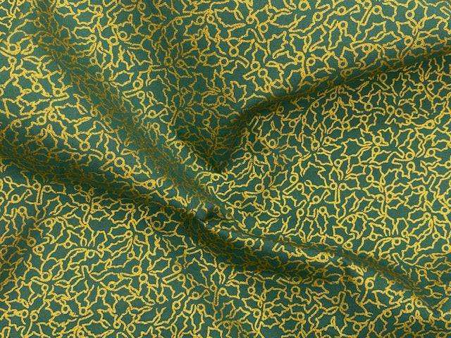 Christmas Holly - Cotton Poplin Patchwork - Cheap Fabrics